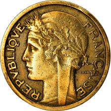Moneda, Francia, Morlon, 2 Francs, 1935, Paris, BC+, Aluminio - bronce, KM:886