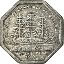 Moneta, Francia, 10 Centimes, 1920, BB, Alluminio, Elie:10.3