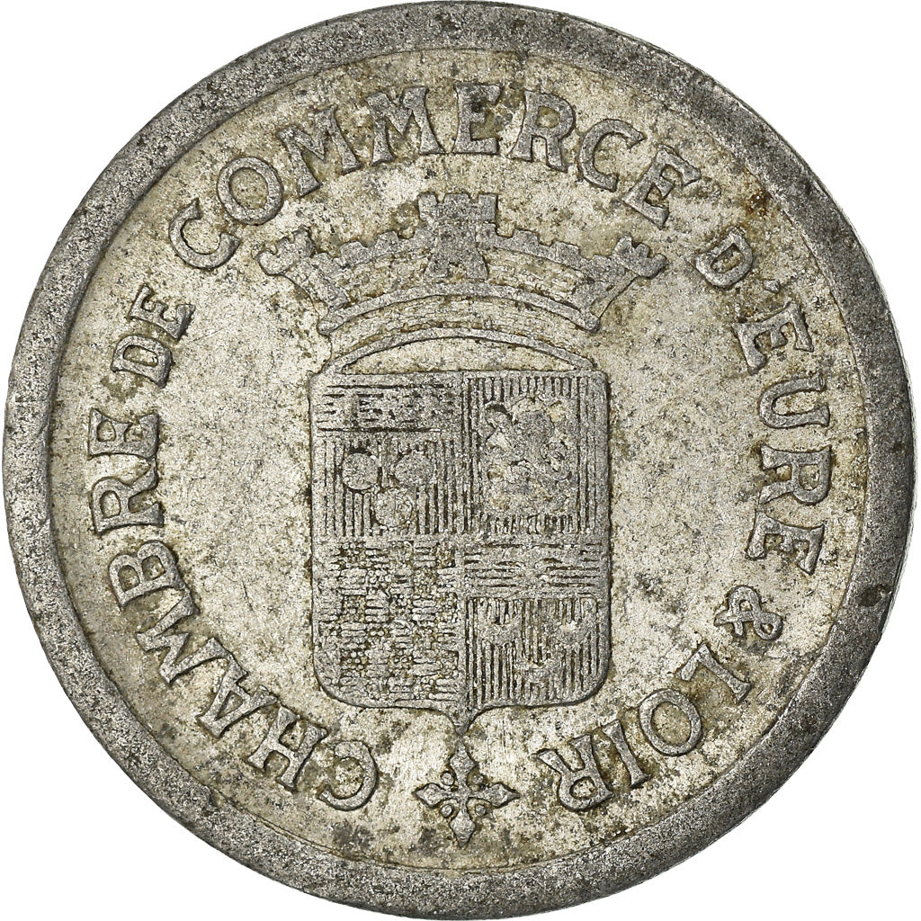 Moneda, Francia, 5 Centimes, 1922, BC+, Aluminio, Elie:10.1