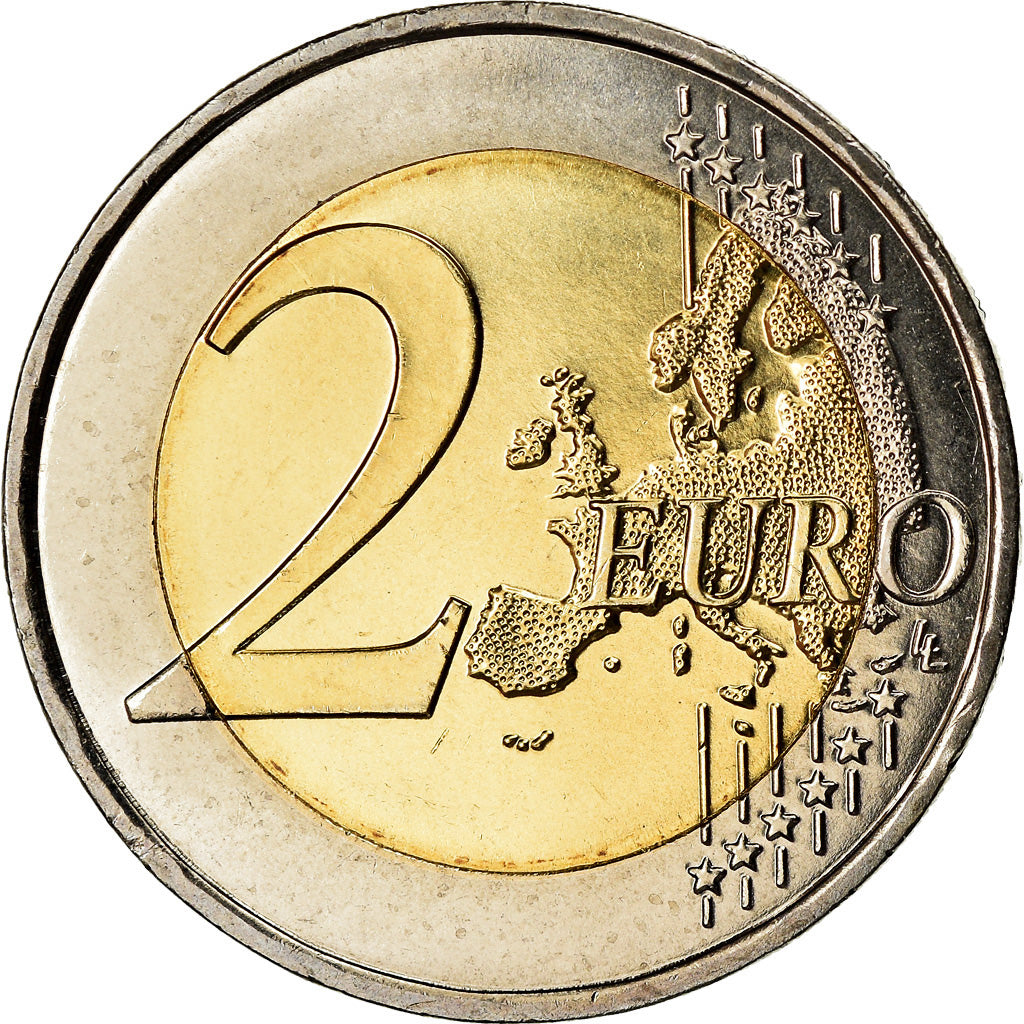 France, 2 Euro, D-Day, 2014, KM 2174, MS(60-62), Bi-Metallic, Gadoury:18