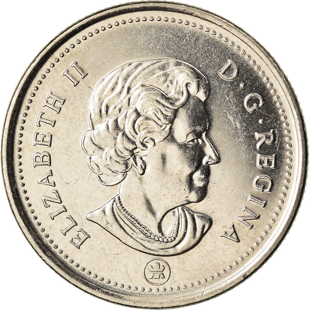 Münze, Kanada, Elizabeth II, 25 Cents, 2008, Royal Canadian Mint, Winnipeg, VZ