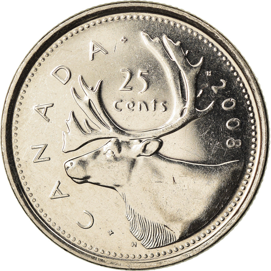 Münze, Kanada, Elizabeth II, 25 Cents, 2008, Royal Canadian Mint, Winnipeg, VZ