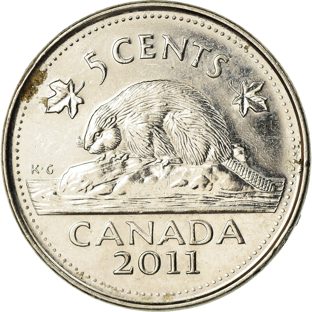 Münze, Kanada, Elizabeth II, 5 Cents, 2011, Royal Canadian Mint, Winnipeg, SS+