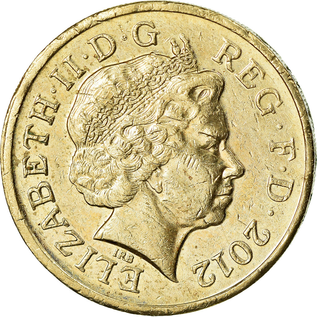 Coin, Great Britain, Elizabeth II, Pound, 2012, British Royal Mint, EF(40-45)