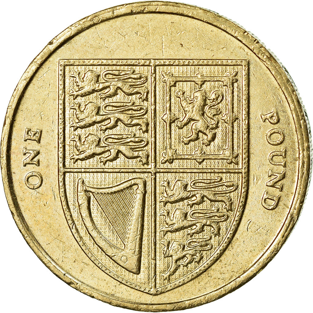 Coin, Great Britain, Elizabeth II, Pound, 2012, British Royal Mint, EF(40-45)