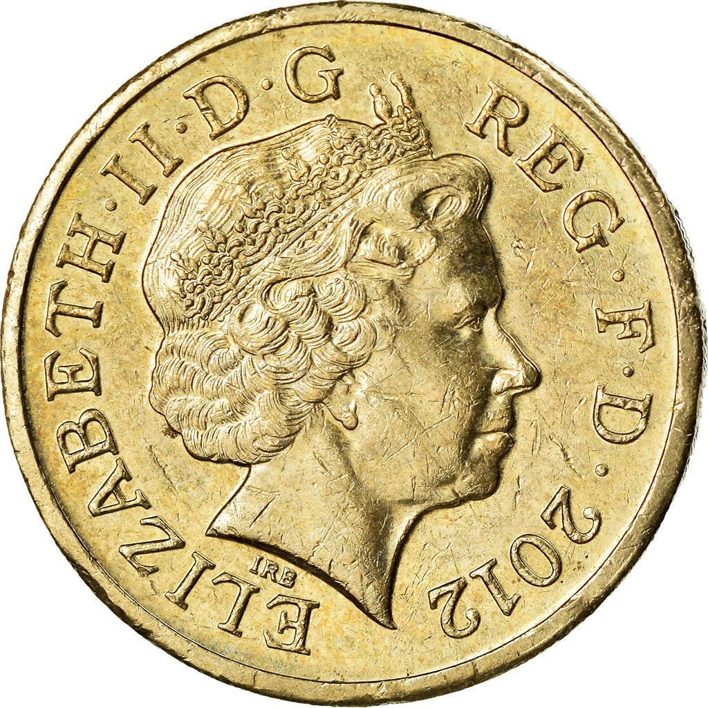 Coin, Great Britain, Elizabeth II, Pound, 2012, British Royal Mint, EF(40-45)