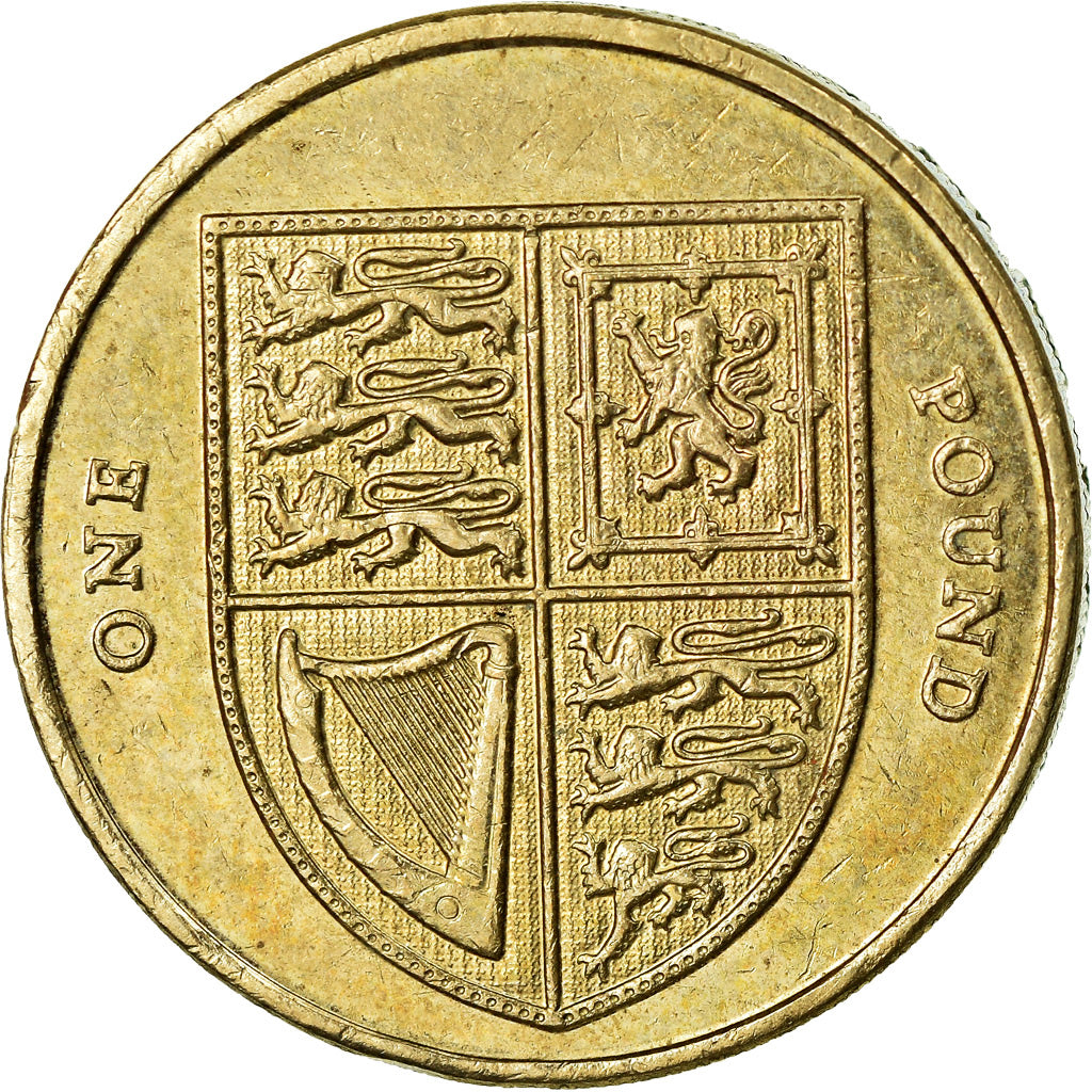 Coin, Great Britain, Elizabeth II, Pound, 2012, British Royal Mint, EF(40-45)