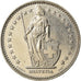 Coin, Switzerland, Franc, 1989, Bern, AU(50-53), Copper-nickel, KM:24a.3