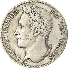 Coin, Belgium, Leopold I, 5 Francs, 5 Frank, 1849, EF(40-45), Silver, KM:3.2