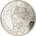 France, 10 Euro, Aquitaine, 2011, AU(55-58), Silver, KM:1727