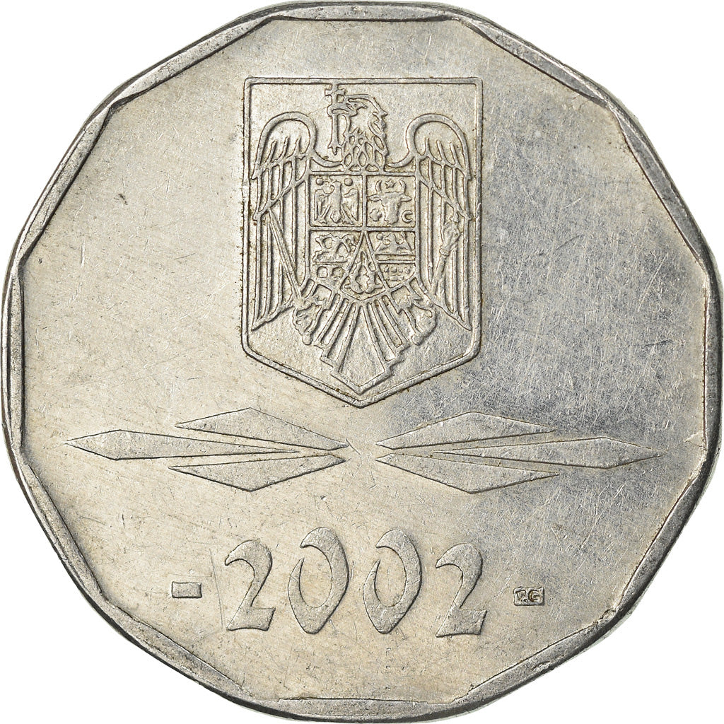 Coin, Romania, 5000 Lei, 2002, Bucharest, EF(40-45), Aluminum, KM:158