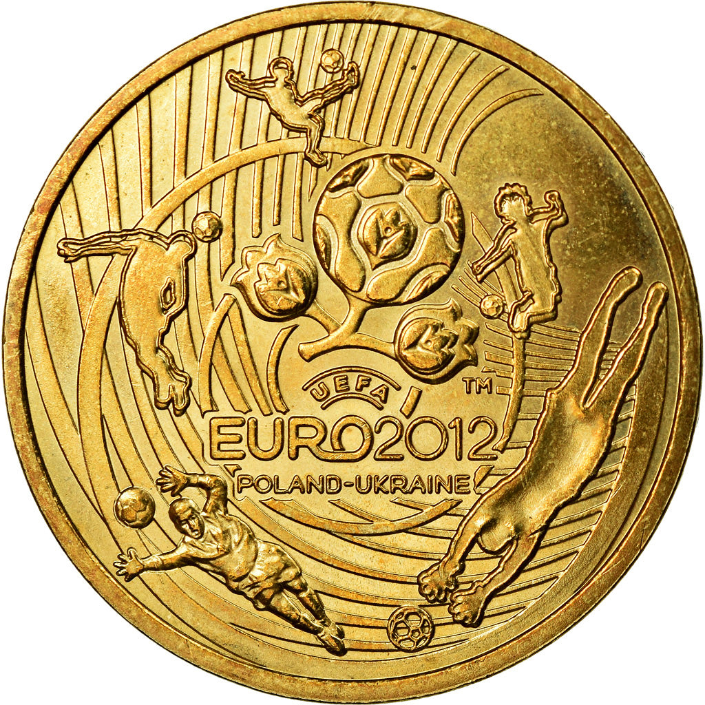 Coin, Poland, 2 Zlote, 2012, Warsaw, EF(40-45), Brass, KM:823