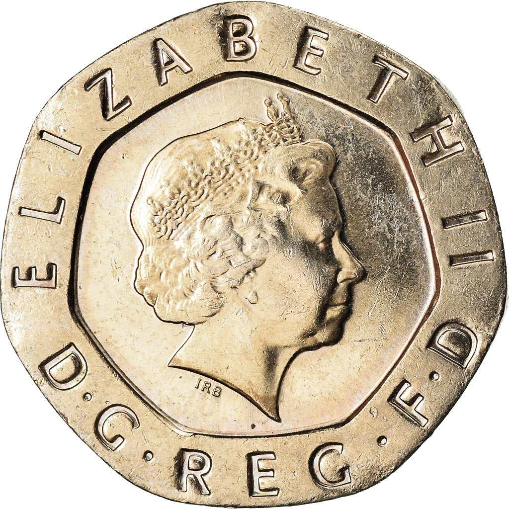 Coin, Great Britain, Elizabeth II, 20 Pence, 2006, AU(55-58), Copper-nickel