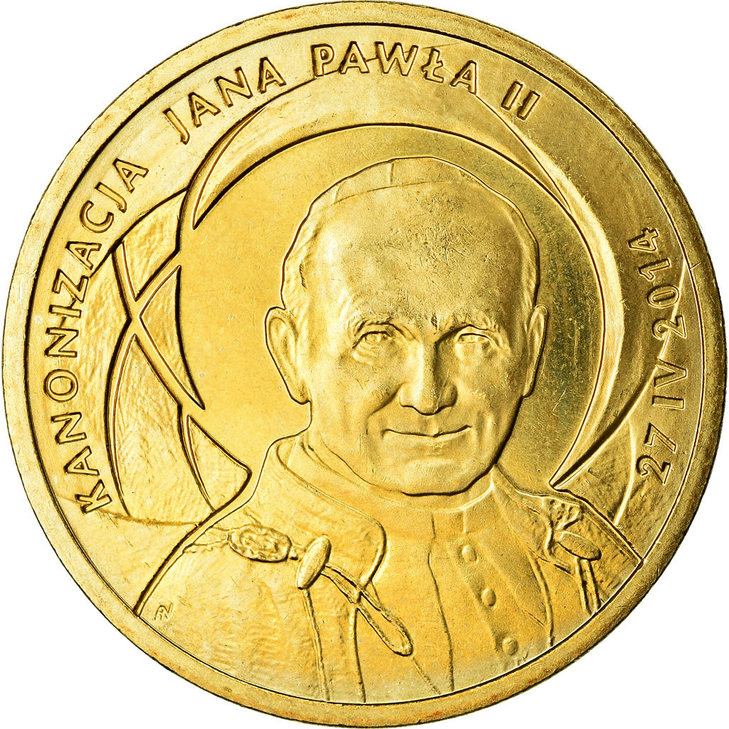 Moneta, Polska, 2 Zlote, 2014, Warsaw, AU(50-53), Miedź-Aluminum-Nikiel, KM:919