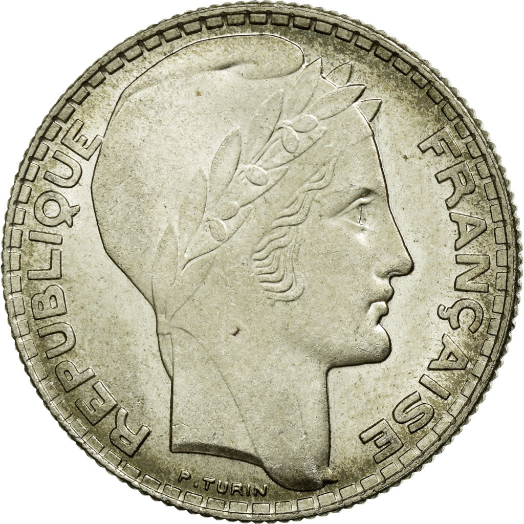 Moneta, Francia, Turin, 10 Francs, 1932, Paris, SPL, Argento, KM:878