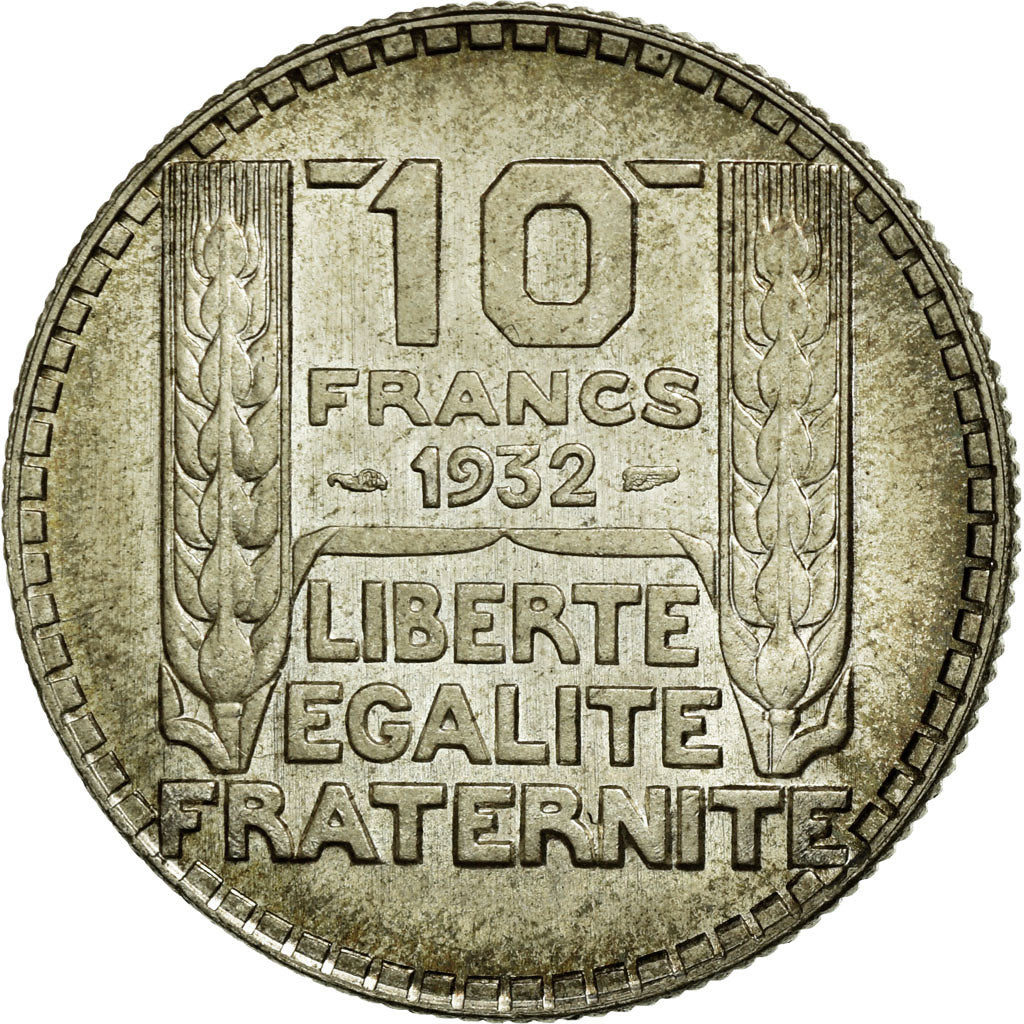 Moneta, Francia, Turin, 10 Francs, 1932, Paris, SPL, Argento, KM:878
