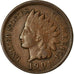 Coin, United States, Indian Head Cent, Cent, 1901, U.S. Mint, Philadelphia