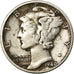 Coin, United States, Mercury Dime, Dime, 1940, U.S. Mint, Denver, VF(20-25)