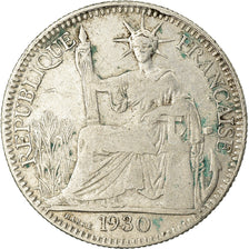 Coin, FRENCH INDO-CHINA, 10 Cents, 1930, Paris, VF(20-25), Silver, KM:16.1
