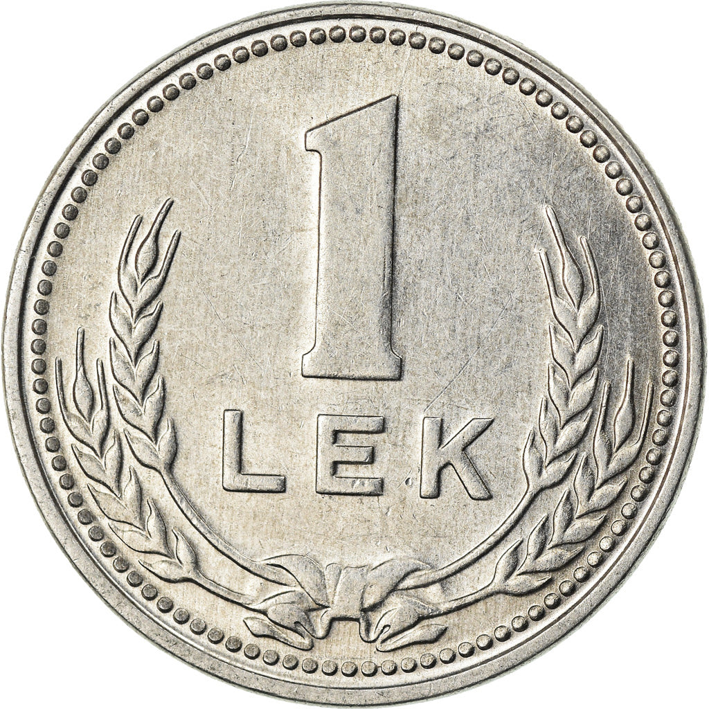 Coin, Albania, Lek, 1988, EF(40-45), Aluminum, KM:74