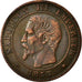 Coin, France, Napoleon III, Napoléon III, 2 Centimes, 1855, Strasbourg