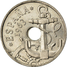Coin, Spain, Francisco Franco, caudillo, 50 Centimos, 1964, AU(50-53)