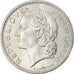Moneda, Francia, Lavrillier, 5 Francs, 1949, Beaumont - Le Roger, EBC, Aluminio