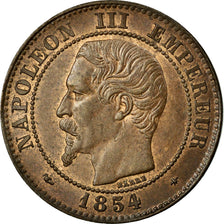 Coin, France, Napoleon III, Napoléon III, 2 Centimes, 1854, Strasbourg, MS(63)