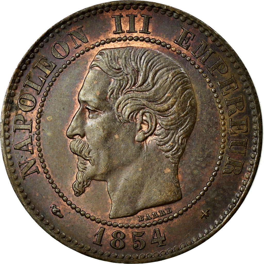 Coin, France, Napoleon III, Napoléon III, 2 Centimes, 1854, Strasbourg