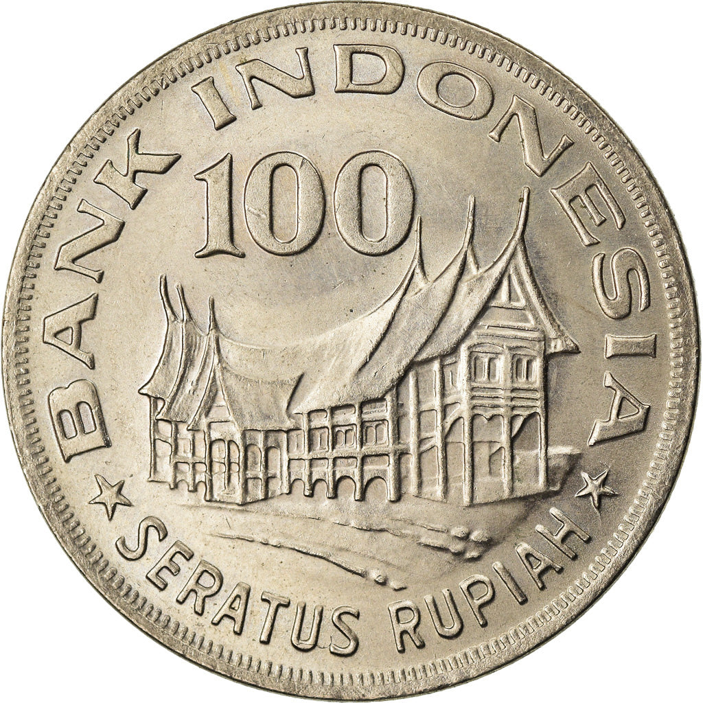 Coin, Indonesia, 100 Rupiah, 1978, AU(55-58), Copper-nickel, KM:42