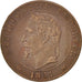 Frankreich, Napoleon III, 2 Centimes, 1861, Bordeaux, AU(50-53, Bronze, KM 796.6