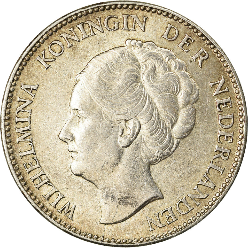 Moneta, Paesi Bassi, Wilhelmina I, Gulden, 1931, BB, Argento, KM:161.1