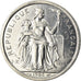 Coin, French Polynesia, 2 Francs, 1986, Paris, MS(63), Aluminum, KM:10