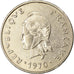 Coin, New Caledonia, 20 Francs, 1970, Paris, EF(40-45), Nickel, KM:6