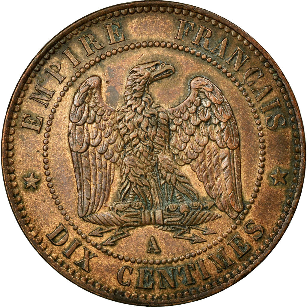 Münze, Frankreich, Napoleon III, Napoléon III, 10 Centimes, 1852, Paris, SS+