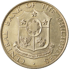 Coin, Philippines, 25 Centavos, 1966, AU(50-53), Copper-Nickel-Zinc, KM:189.2