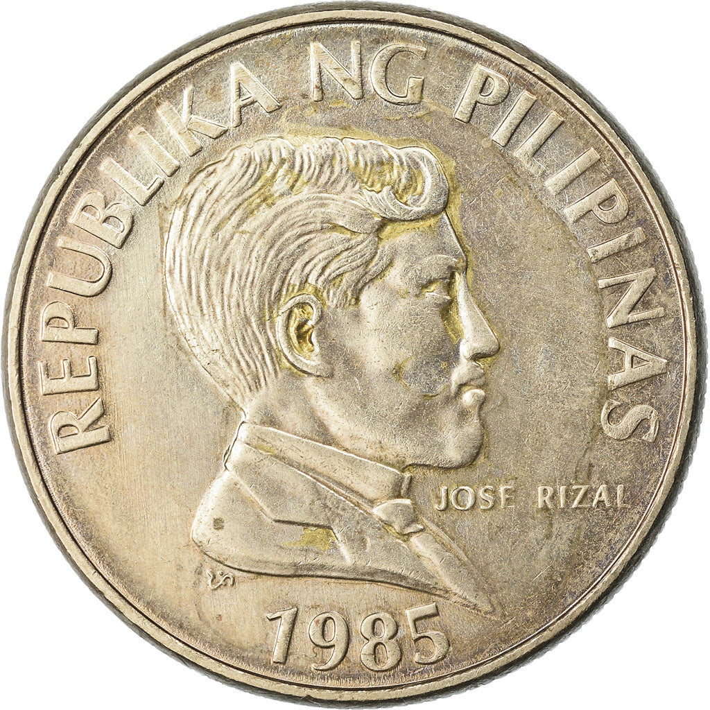 Coin, Philippines, Piso, 1985, AU(50-53), Copper-nickel, KM:243.1