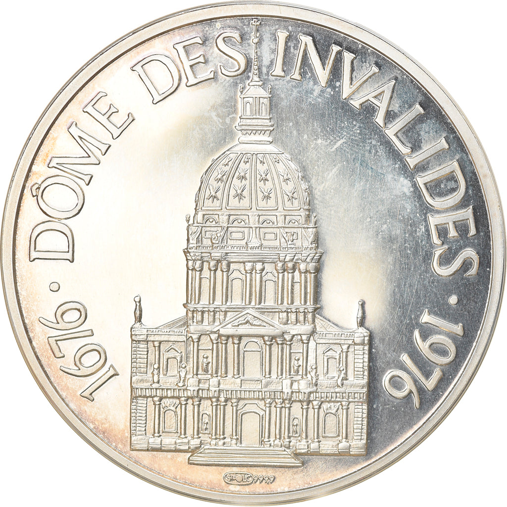 France, Medal, Napoléon Ier, Maréchal Davout, History, 1976, MS(65-70), Silver