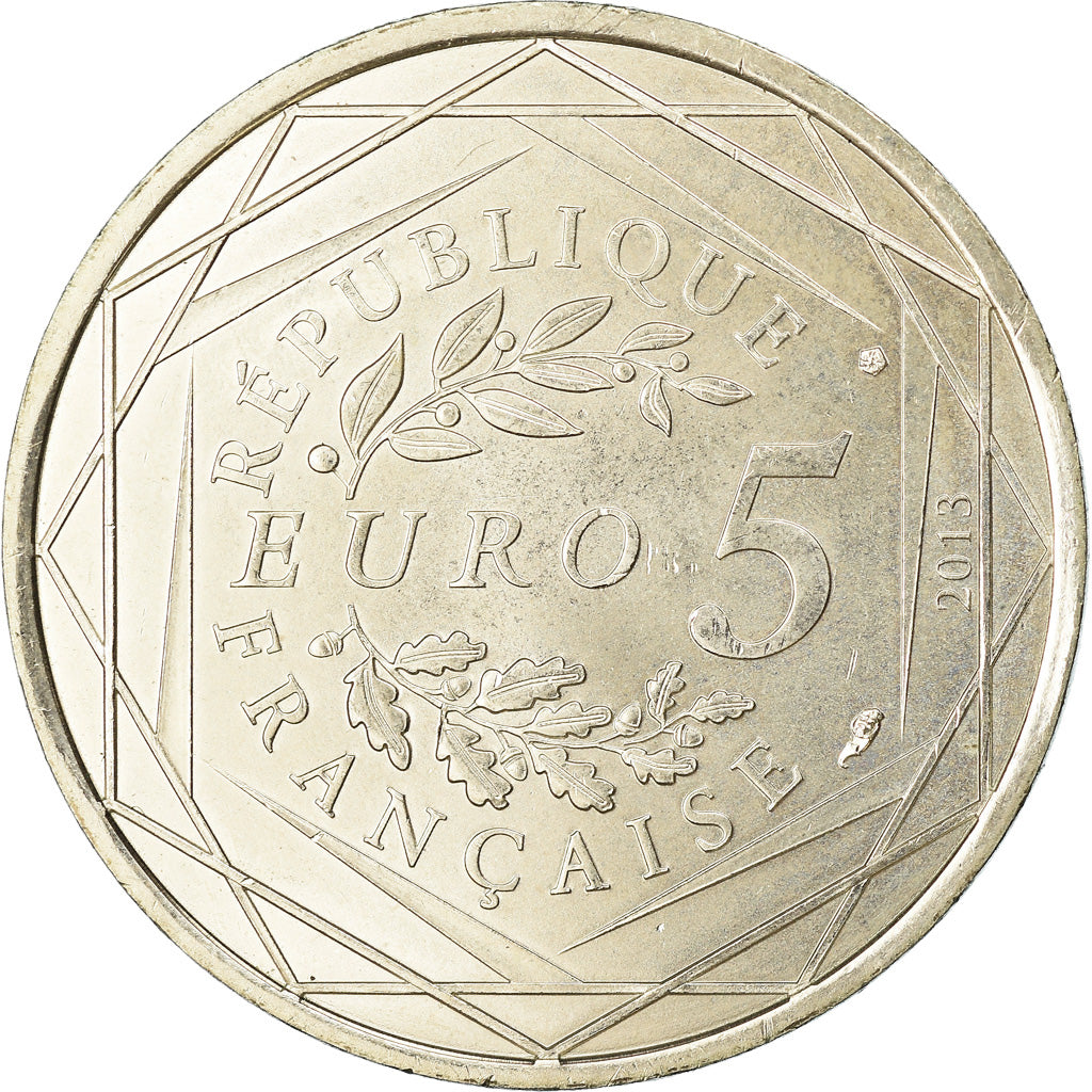 Francia, 5 Euro, Egalité, 2013, SPL-, Argento, Gadoury:EU646