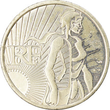 France, 5 Euro, 2008, MS(63), Silver, KM:1534