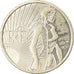 France, 5 Euro, 2008, MS(63), Silver, KM:1534