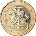 Litwa, Euro, 2015, MS(63), Bimetaliczny, KM:211