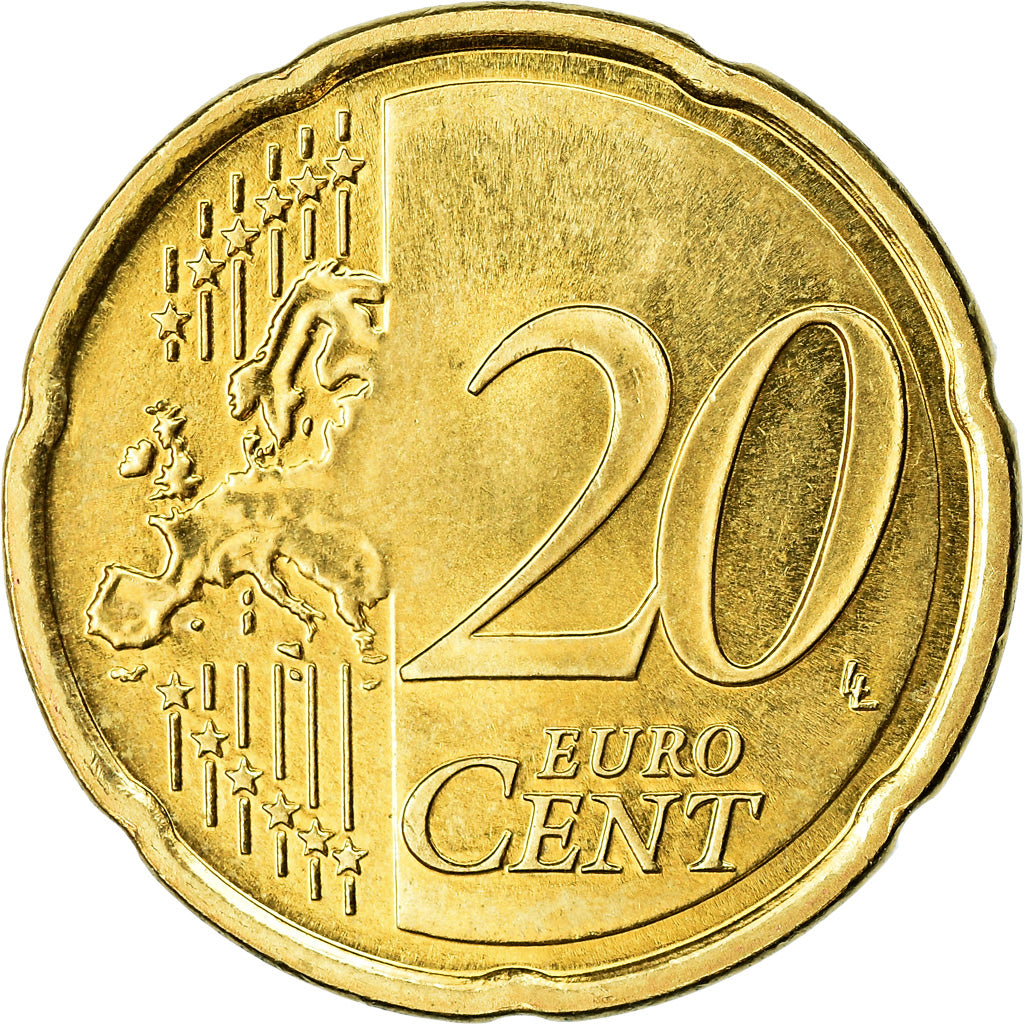 Lithuania, 20 Euro Cent, 2015, AU(55-58), Brass