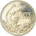 Coin, Bahamas, Elizabeth II, 50 Cents, 1975, Franklin Mint, U.S.A., BE