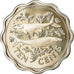 Moeda, Baamas, Elizabeth II, 10 Cents, 1975, Franklin Mint, U.S.A., BE