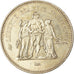 Moneta, Francia, Hercule, 50 Francs, 1977, Paris, BB, Argento, KM:941.1