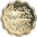 Moneda, Bahamas, Elizabeth II, 10 Cents, 1974, Franklin Mint, U.S.A., BE, FDC