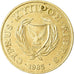 Coin, Cyprus, 20 Cents, 1985, AU(50-53), Nickel-brass, KM:57.2