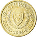 Moeda, Chipre, Cent, 1994, MS(63), Níquel-Latão, KM:53.3