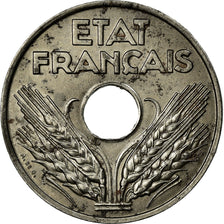 Coin, France, État français, 20 Centimes, 1944, AU(55-58), Iron, KM:900.2a